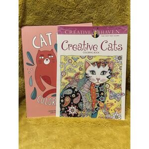 Creative Haven Creative Cats Coloring Book (Adult Coloring Books: Pets Set Of 2